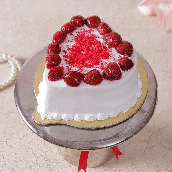 Girls Special Strawberry Fondant Cake | Buy Strawberry Shape Cake Online