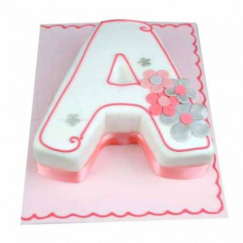 Alphabet Name Cake @799 | Send Number Cakes Online