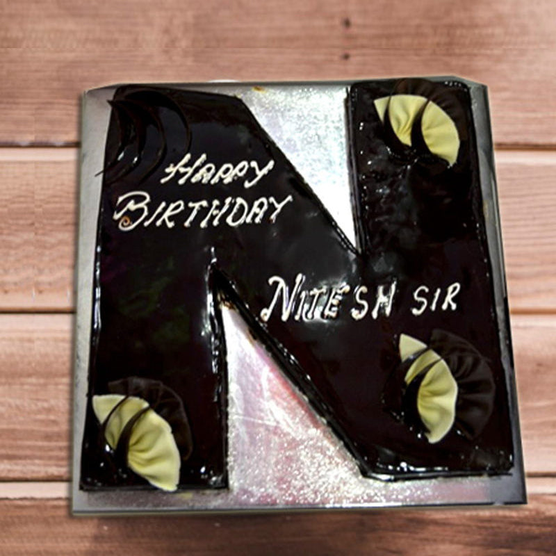 ❤️ 8th Chocolate Happy Birthday Cake For Nitesh